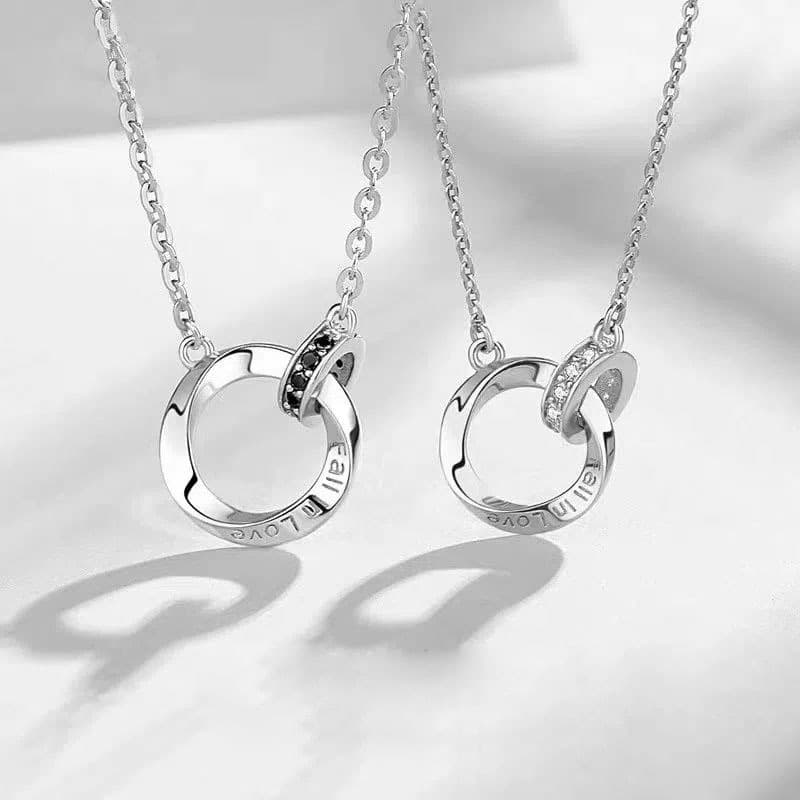 ゴールドアクセサリー レディース リング風モチーフ ペンダントネックレス