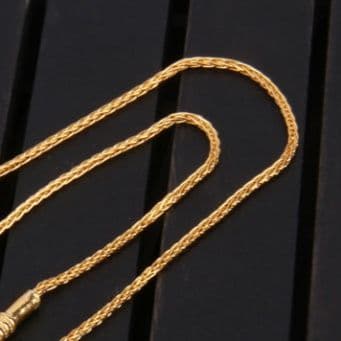 ゴールドアクセサリー メンズ 匠の技 編み込み喜平ネックレス