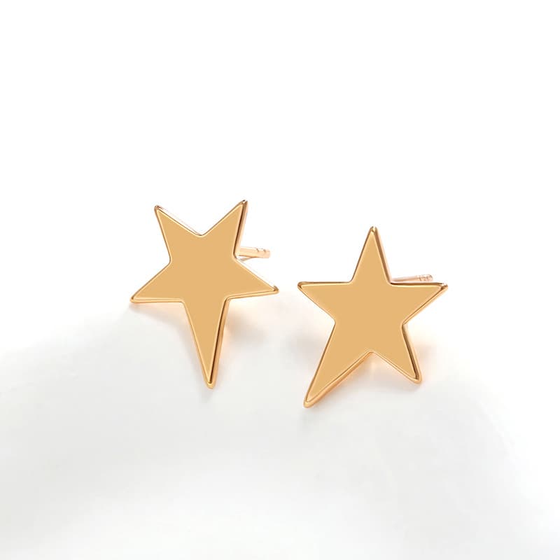 ゴールドアクセサリー レディース 煌めく星のしずくピアス